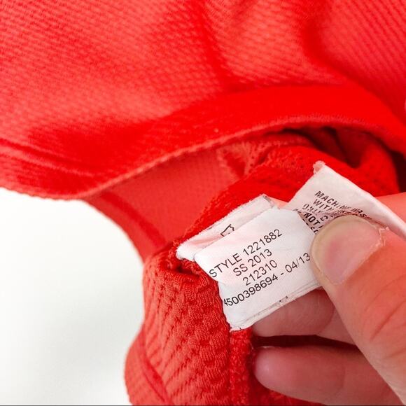 Under Armour Orange Fuego Quarter Zip Sweater Sz M - Picture 6 of 10